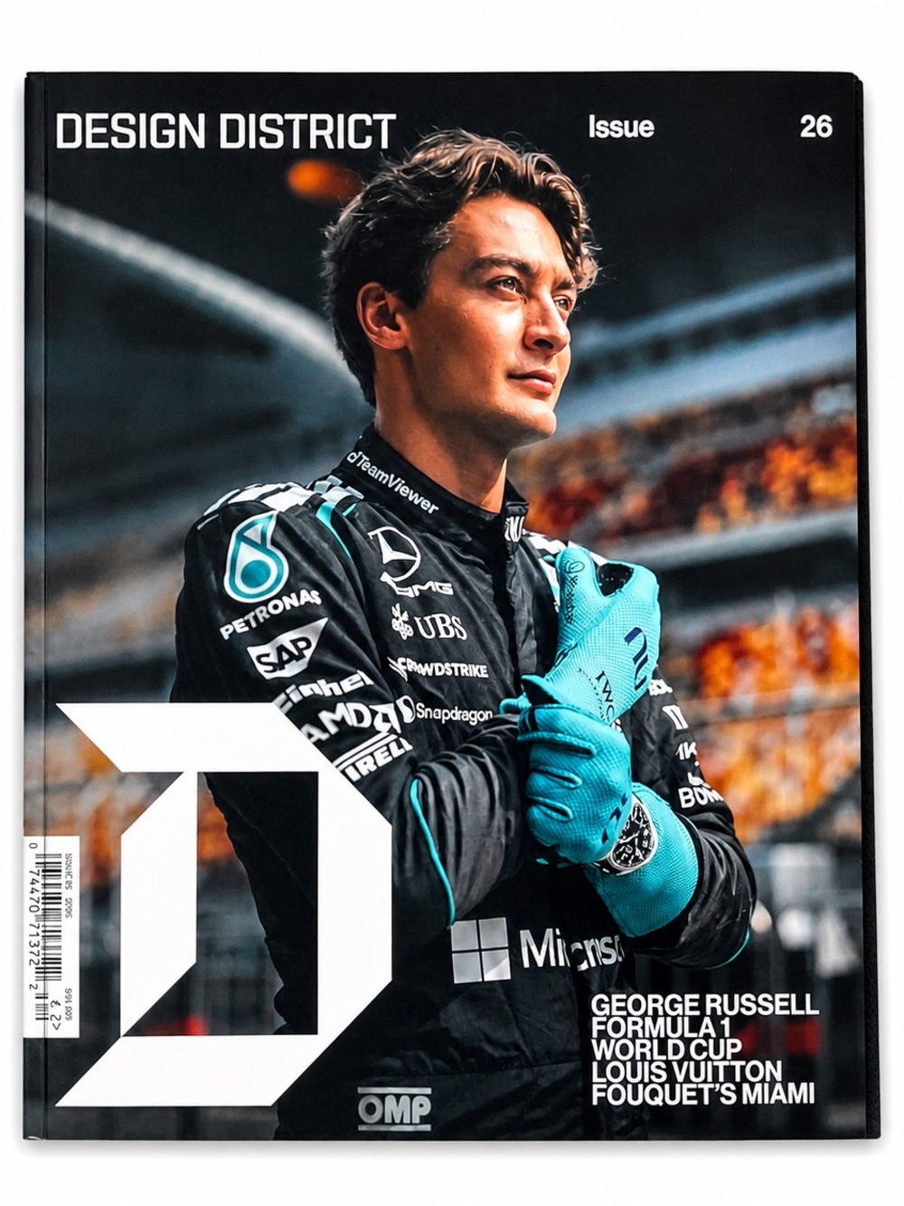 Miami Design District Magazine George Russell F1 Limited Edition Issue 26